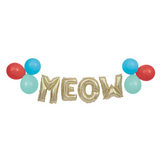 "Meow" Foil Letter Balloons